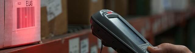 Laser scanning box barcode