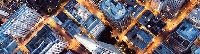 Aerial view of a city