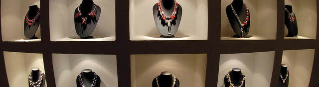 A jewelry display case.