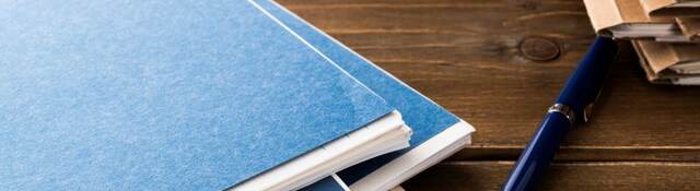 book and pen