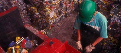 Recycling to reduce waste