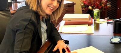 Jenny signing UNGC