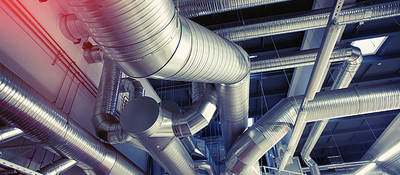 System of industrial venting pipes