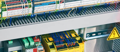 Electronic and electrical components of the industrial device