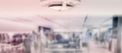 Photo of a smoke alarm