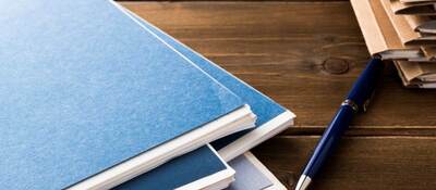 book and pen