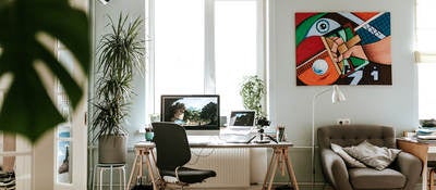 Workplace as home office, smart working