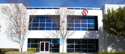 Exterior view of the UL’s Brea laboratory in Orange County, CA.
