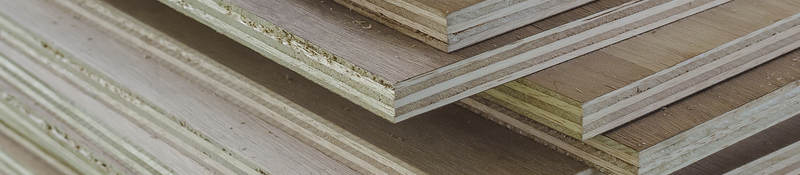 Plywood with potential formaldehyde emissions