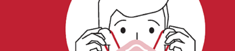 Icon showing a face covering