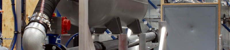 Door being tested for impact strength 