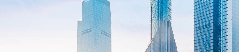 Photo of a city skyline