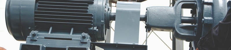 Worker using industrial equipment being used