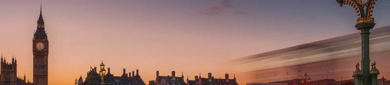 Photo of Big Ben and London Bridge at sunset