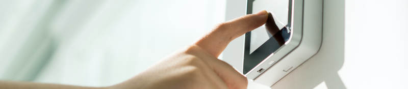 Using a wall-mounted smart home device