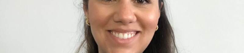 Woman smiling at camera