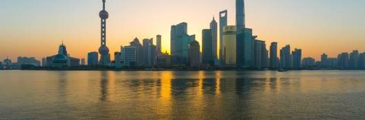 Shanghai Lujiazui Financial District Sunrise