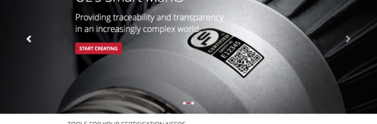 screen shot of Marks Hub user interface