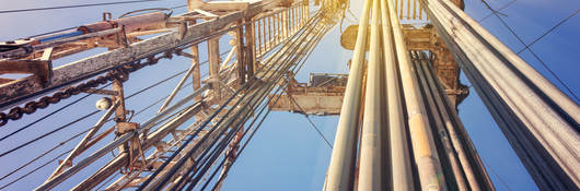 oil rig on shore