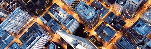 Aerial view of a city