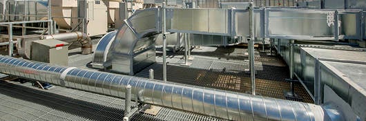 Roof top air ducts