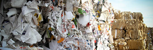 Photo of paper waste