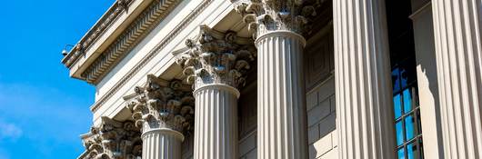photo of a building with columns