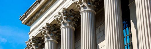 photo of a building with columns