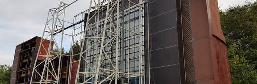 Building envelope mock-up testing rig