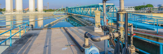 exterior view of pipe system