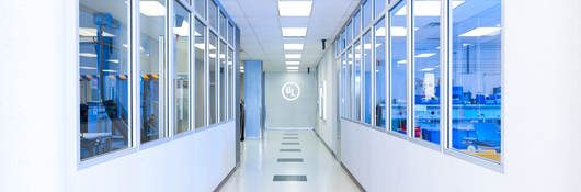 Entrance to UL laboratories in Cabiate, Italy