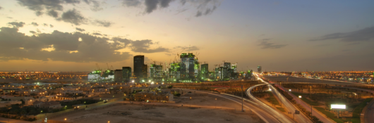 City skyline of Saudi Arabia