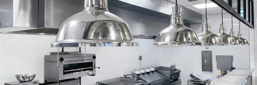 Kitchen lamps.