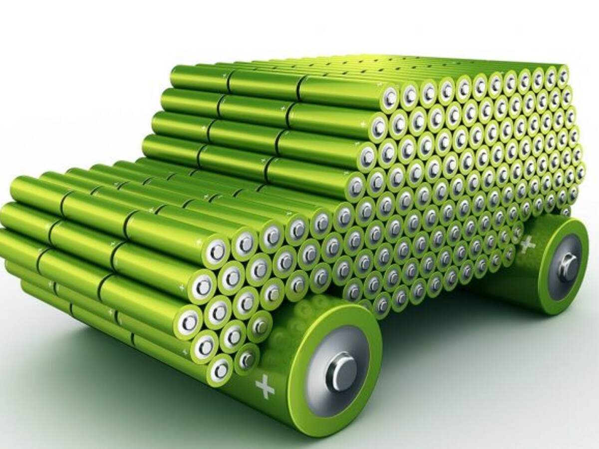 electric vehicle batteries model made using batteries