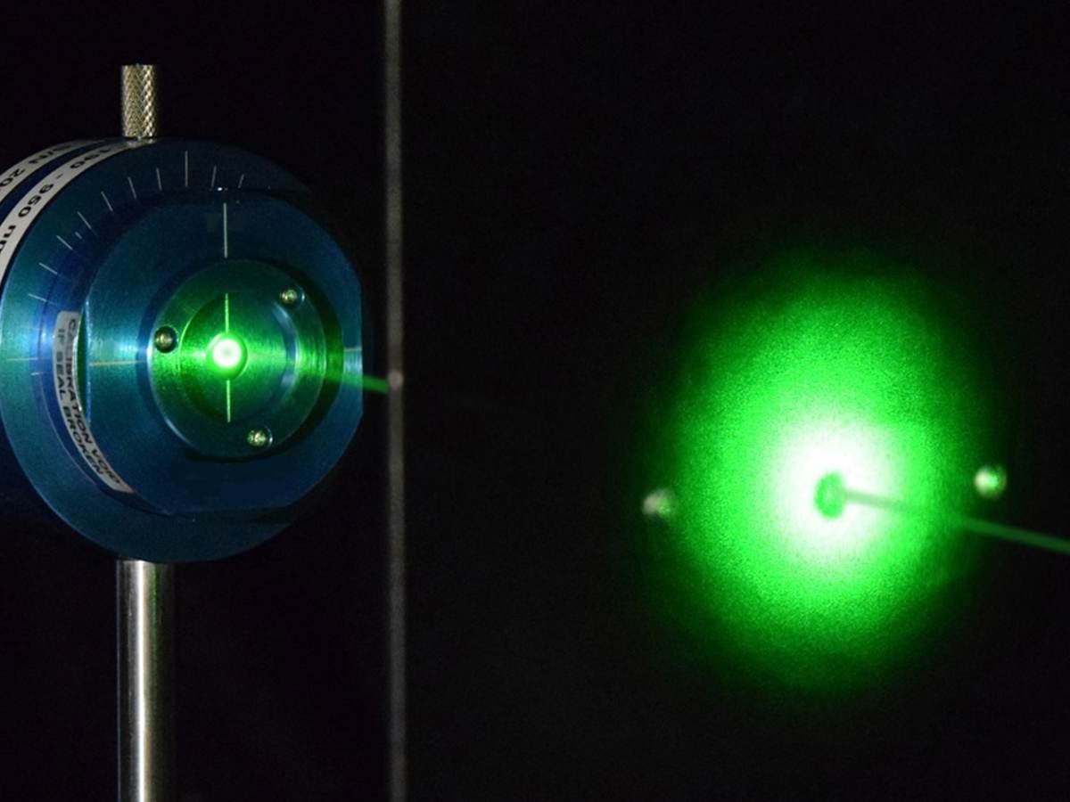 A green laser