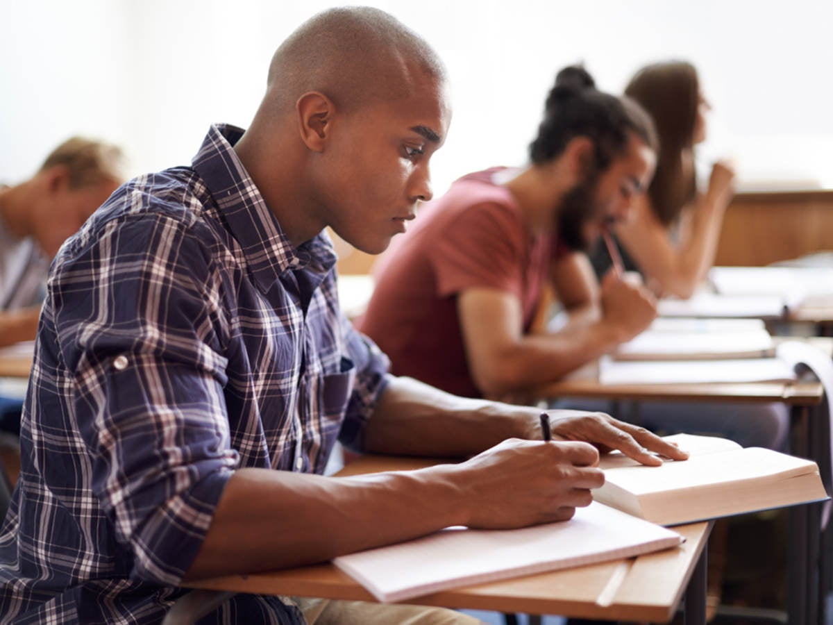 Student in a class