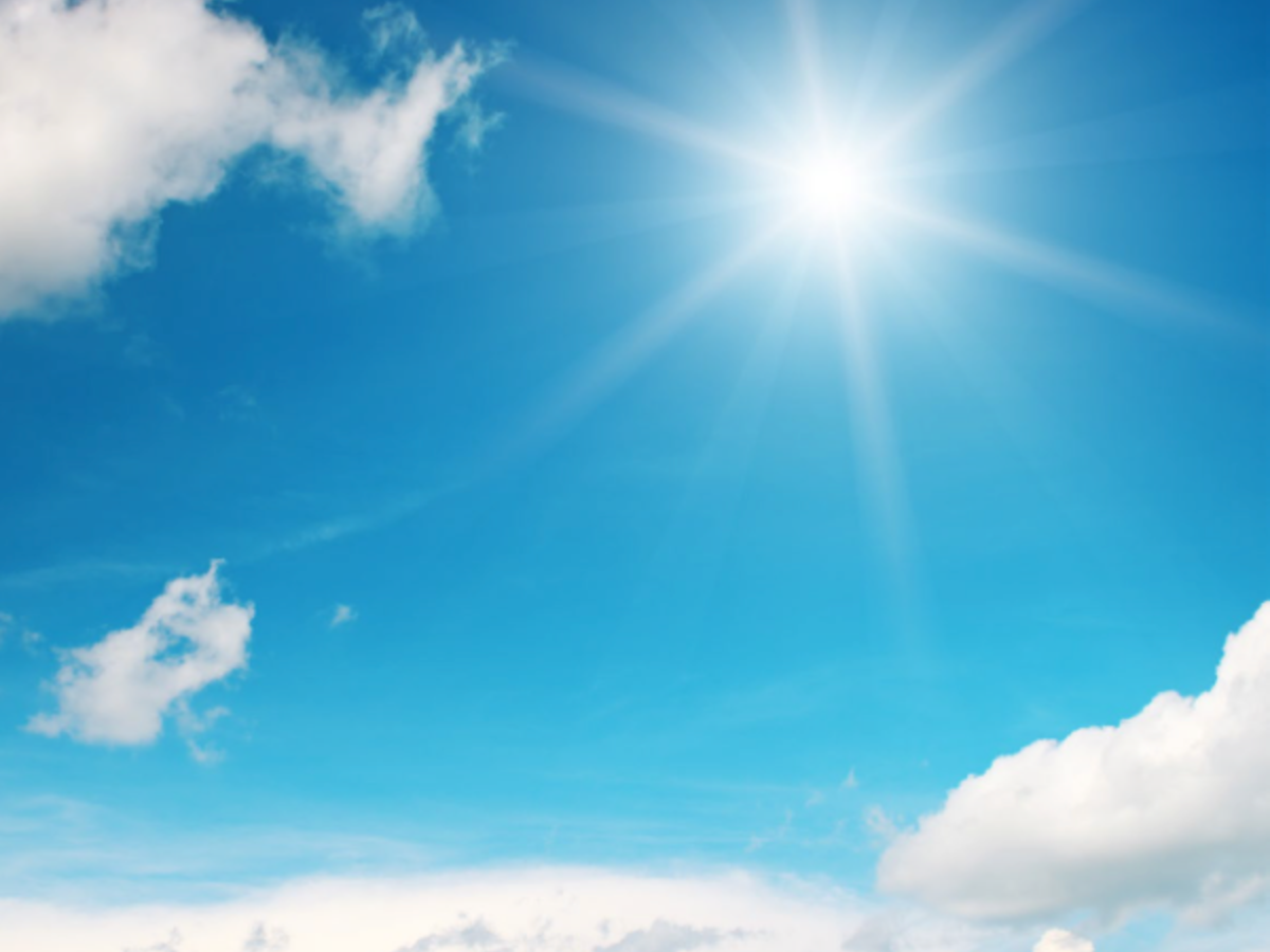 Shot of sky - clouds/sun