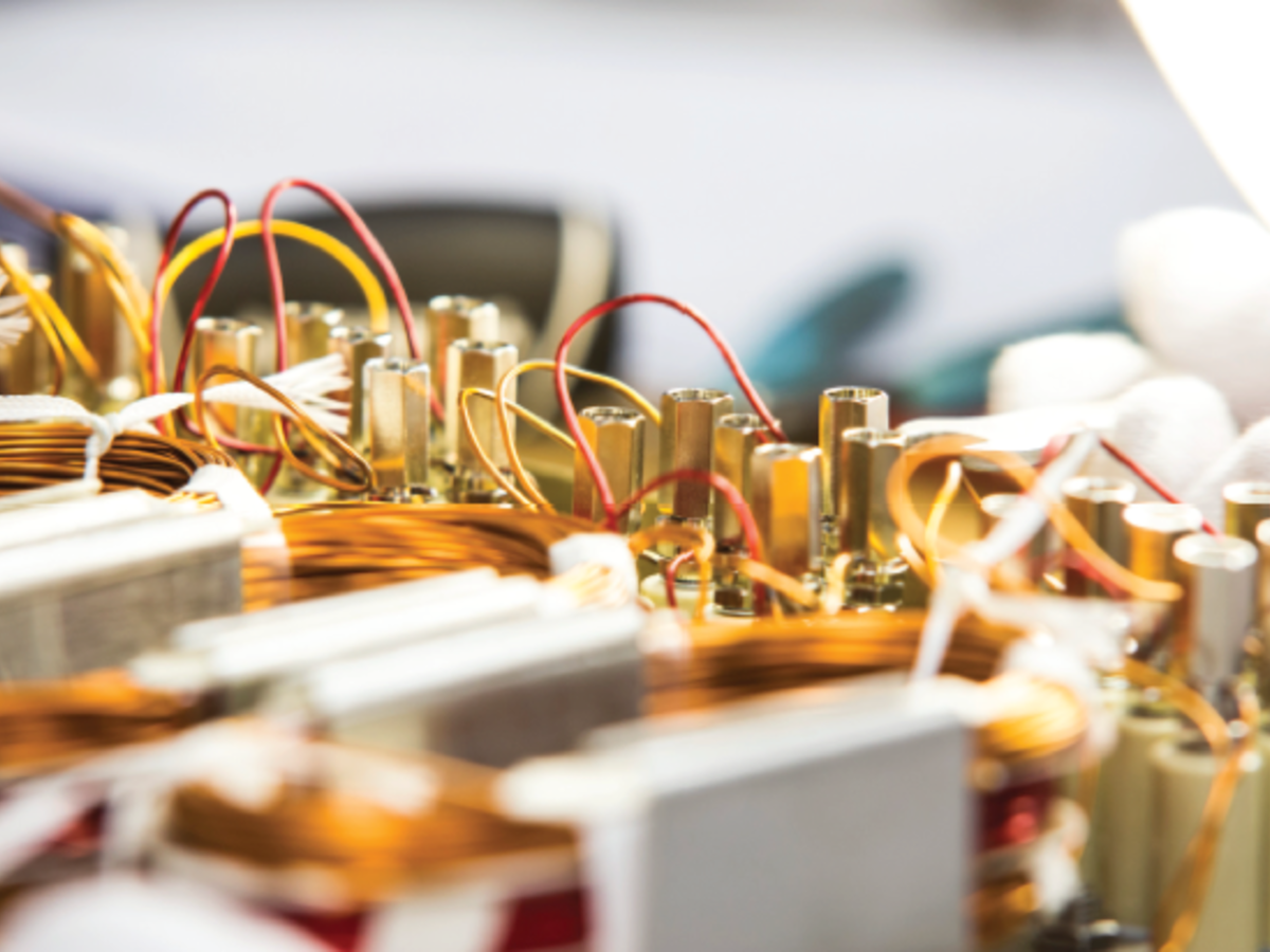 Close up of electrical insulation systems