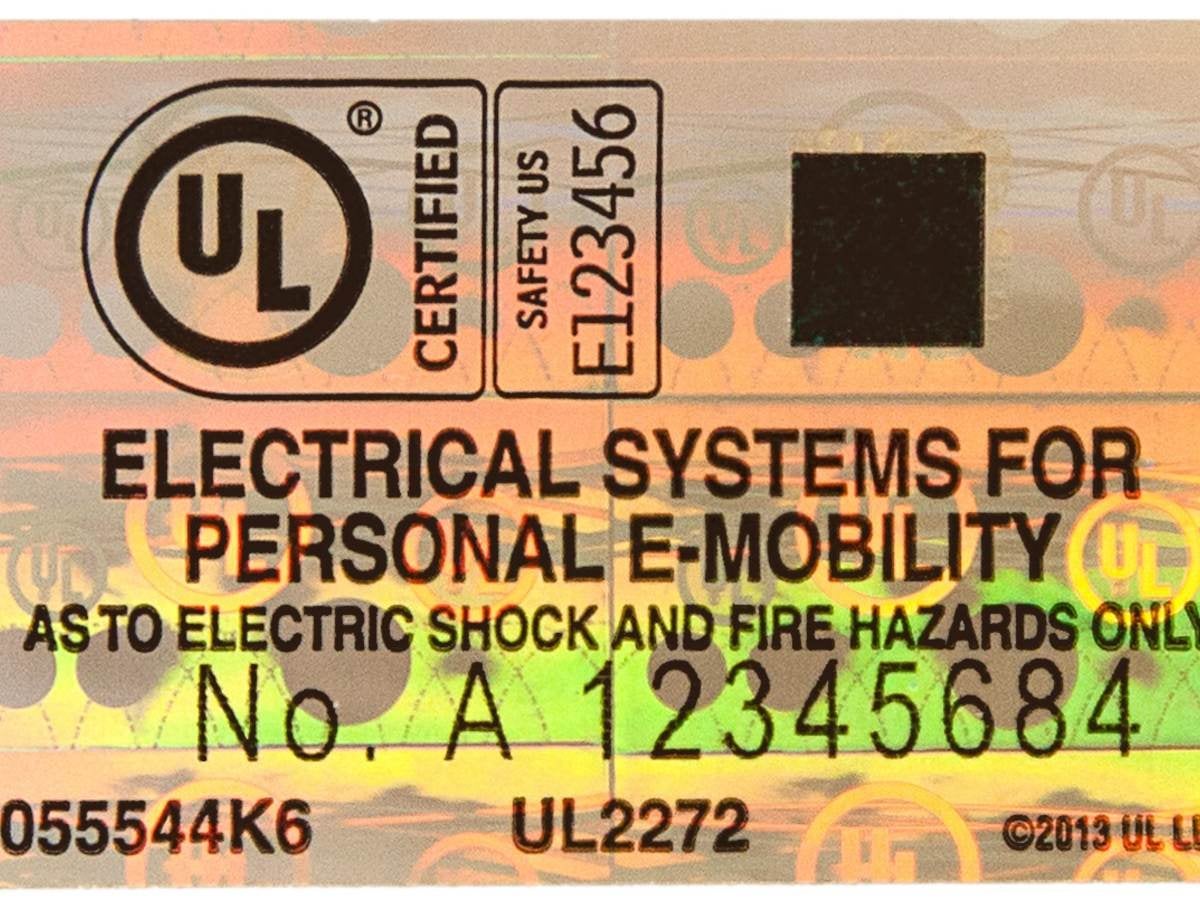 Personal E Mobility Testing And Certification Ul