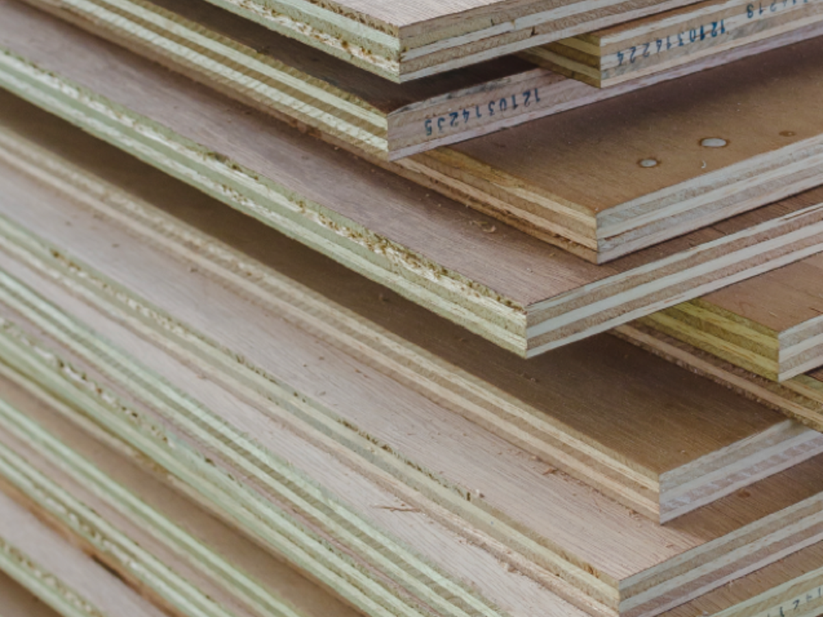 stacked plywood