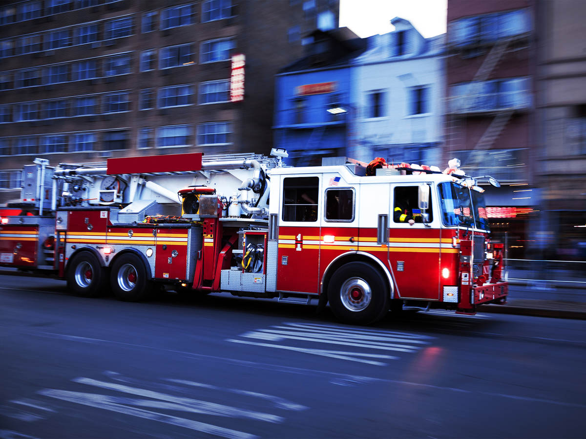 Company Two Fire Fire Truck Aerial Ladder For Sale