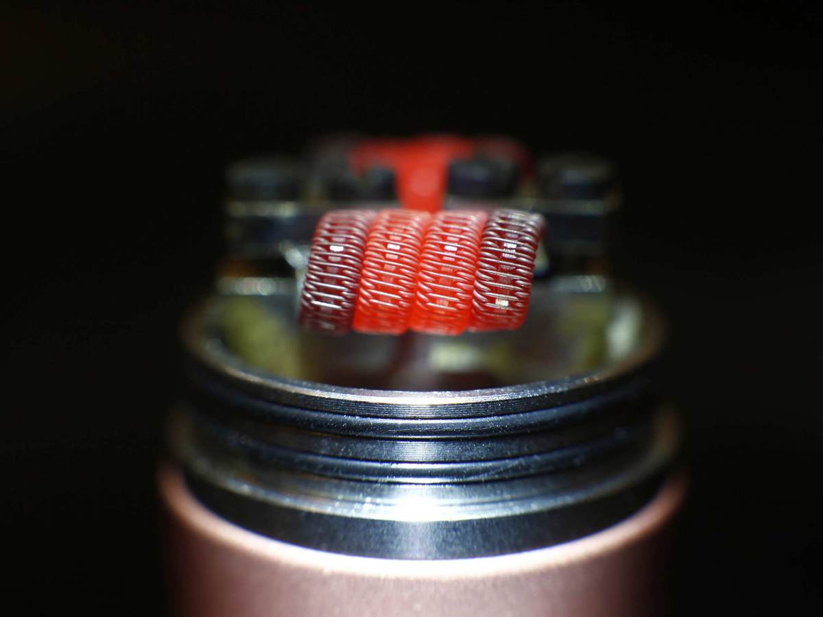 Burning Staple staggered fused clapton coil
