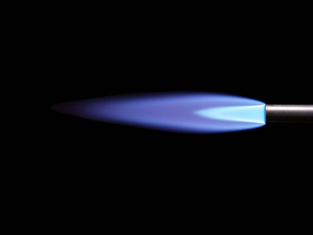 Gas flame