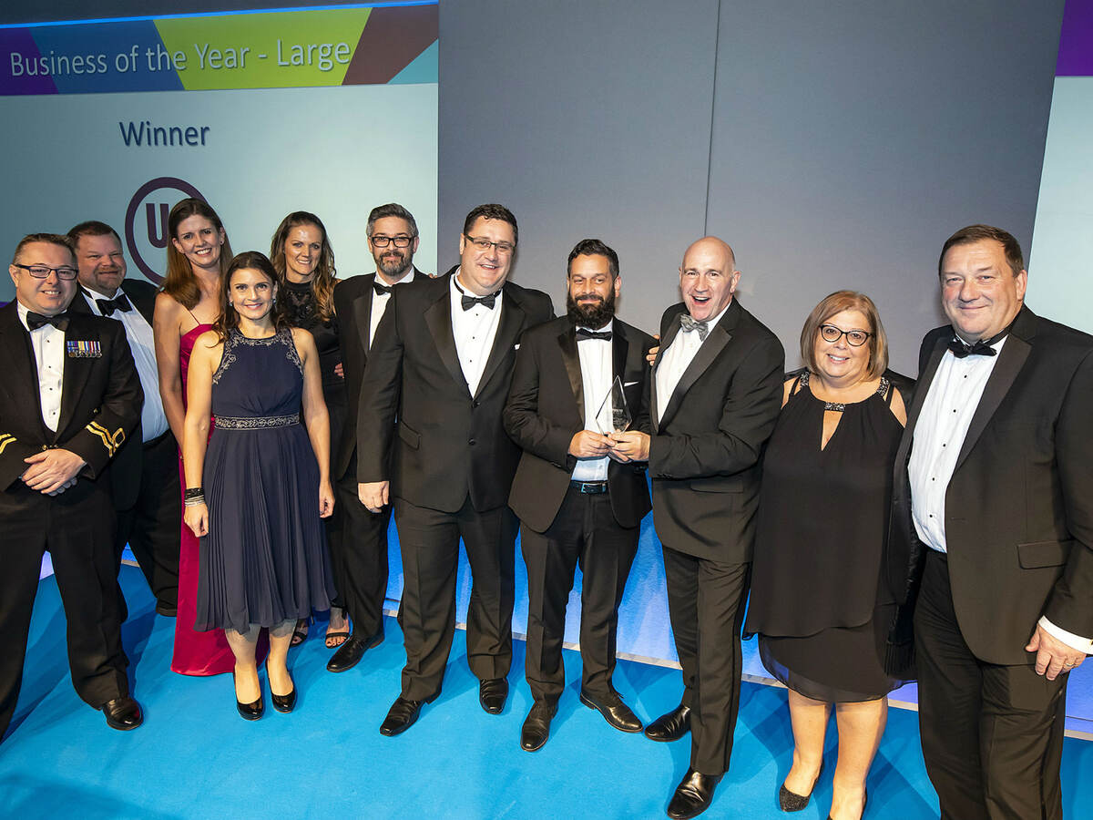 UL wins the Inspire19 Large Business of the Year Award