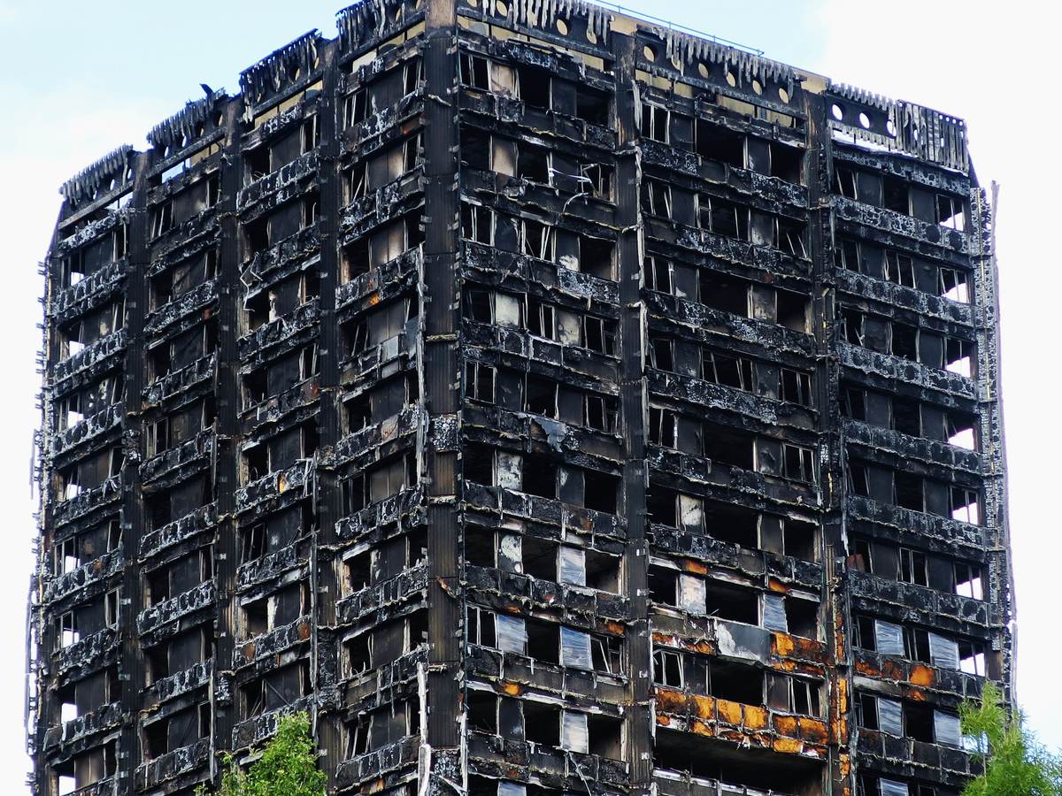 Preventing exterior wall fires