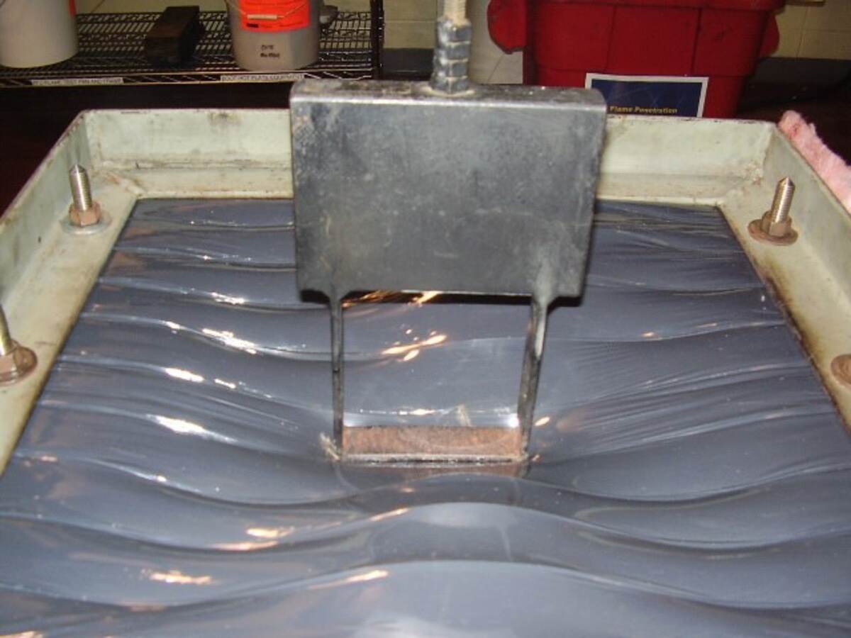 UL181 Test Apparatus for Flame Penetration of flexible air ducts