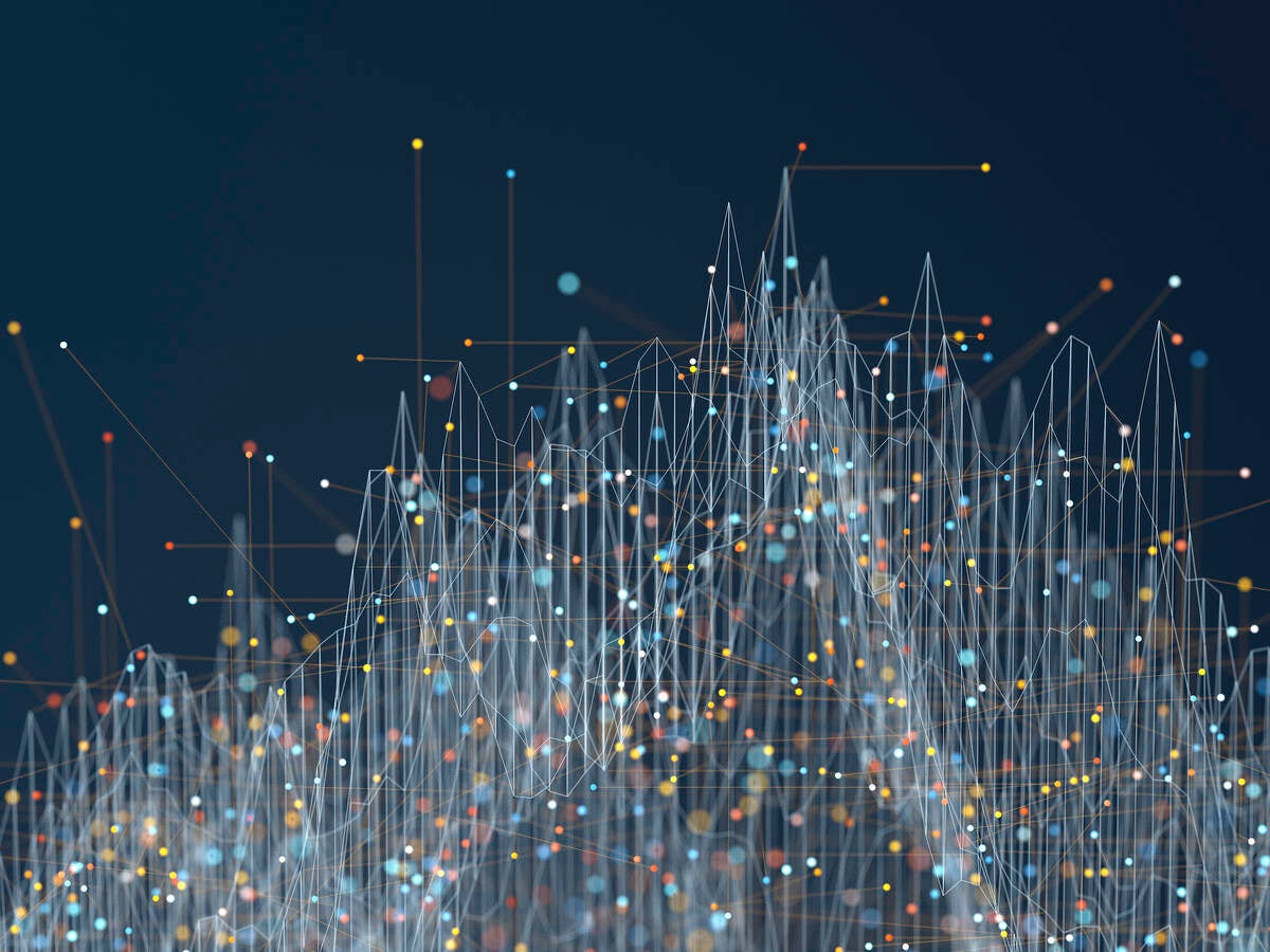 data points visualized