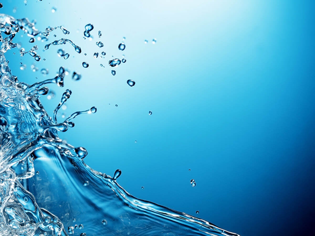 Close up of a water splash