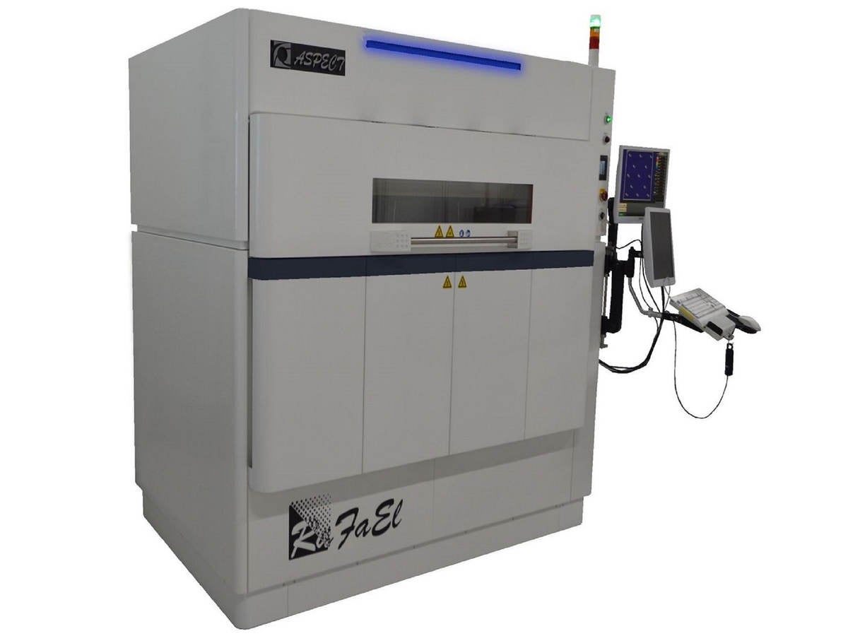 Photo of the RaFaEl 3d Printer by ASPECT, Inc. a powder bed fusion (PBF) 3D printer manufacturer