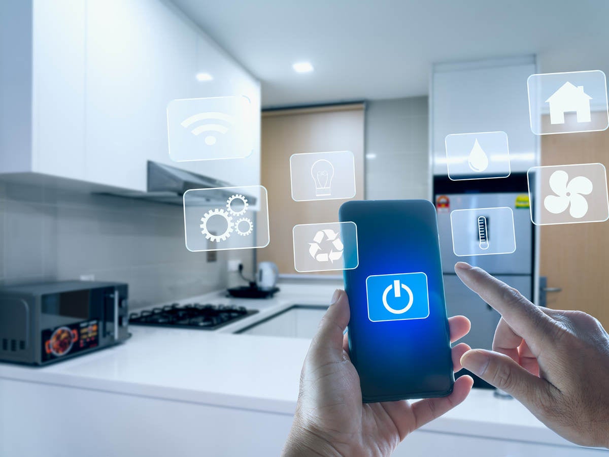Phone being used to connect to devices around the house